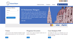Desktop Screenshot of parlamentobudapest.com